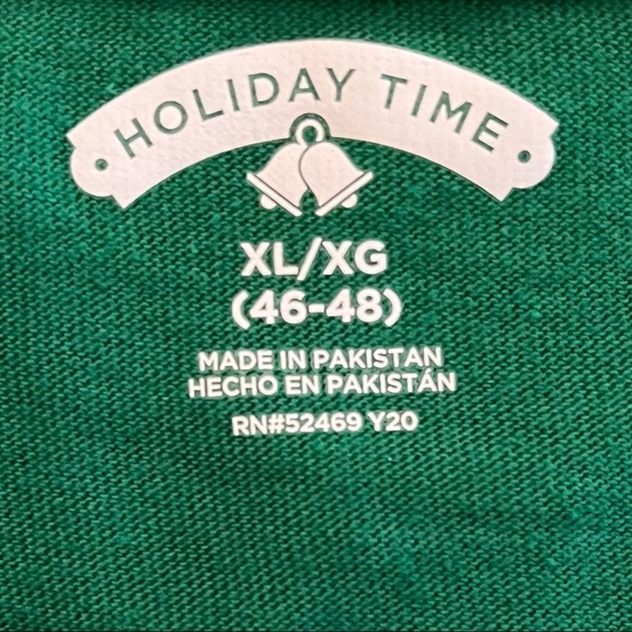 NEW Holiday Time Men’s Naughty List Christmas Graphic T-Shirt size XL - Picture 4 of 7